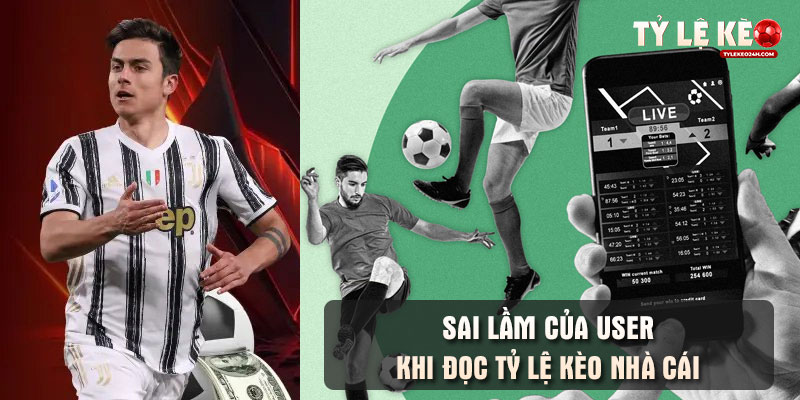 Sai lầm của user khi đọc tỷ lệ kèo nhà cái